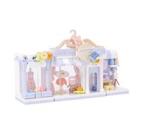 Vinbosion Building Blocks Set,Shop Building Toy,Clothing Store Street View Blocks Kit,Creative Toy Model Gift for Christmas,Birthday,New Year