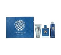 Vince Camuto Homme Eau De Toilette Gift Set 100ml Eau De Toilette, 180ml Body Spray, 150ml Body Wash