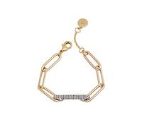 Vince Camuto Link Gold Bracelet with Pave Bar