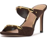 Vince Camuto Women's Ambra Heeled Sandal, Brownie Suede, 7 UK