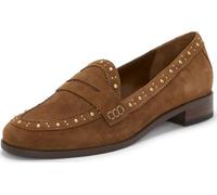 Vince Camuto Women's Camdyn Loafer Flat, Burnt Sugar Suede, 7 UK