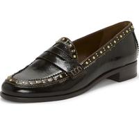Vince Camuto Women's Camdyn Loafer Flat, Sigaro Distressed Leather, 2.5 UK