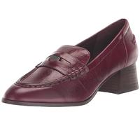 Vince Camuto Women's Carissla Block Heel Loafer Flat, Firefall, 5 UK