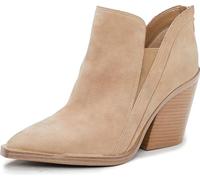 Vince Camuto Women's Gradina Stacked Heel Bootie Ankle, Tortilla, 4.5 UK
