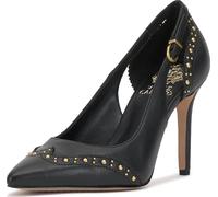 Vince Camuto Women's Hally Pump, Black Leather, 8 UK