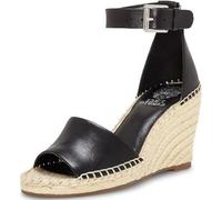 Vince Camuto Women's Leera Espadrille Wedge Sandal, Black, 8 UK