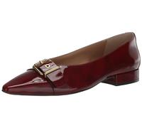 Vince Camuto Women's Megdele Buckle Flat Loafer, Red Currant, 7