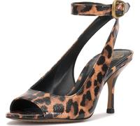 Vince Camuto Women's Pavles Heeled Sandal, Leopard Print Patent, 5.5 UK