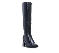 Vince Camuto Women's Sangeti Stacked Heel Knee High Boot Fashion, Black Wide Calf, 5.5 UK