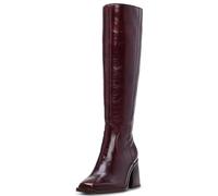 Vince Camuto Women's Sangeti Stacked Heel Knee High Boot Fashion, Dark Mahogany, 3.5 UK