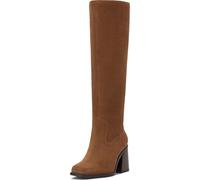 Vince Camuto Women's Sangeti2 Knee High Boot, Burnt Sugar Suede Wide Calf, 6.5 UK