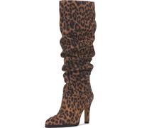 Vince Camuto Women's Sorina2 Knee High Boot, Leopard Print Suede Wide Calf, 10 UK