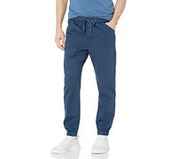 Vince Men's Garment Dye Canvas Jogger Casual Pants, Dk Brisk Blue, X-Large