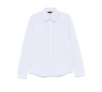 Vince piqué-weave cotton shirt - Blue M-XL