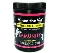 Vince the Vet - Natural Immunity Multivitamin Powder for Dogs & Cats (400g), Human Grade Veterinary Formulated Blend of Echinacea Purpurea Stem & Leaf, Echinacea Purpurea Root & Kelp