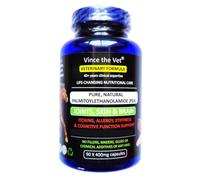 Vince the Vet - Pure & Natural Joint, Skin & Brain Support Capsules for Dogs, Cats & Horses (90 x 400mg), Optimum Potency Palmitoylethanolamide (PEA), for Itching, Allergy & Stiffness