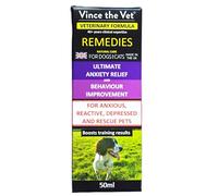 Vince the Vet - Ultimate Anxiety Relief Drops for Cats and Dogs (50ml), Human Grade Veterinary Formulated Blend of Botanical Extracts For Anxiety, Reactivity, Depression & Behaviour Problems