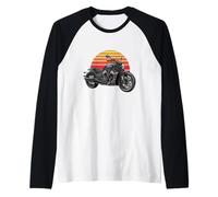 Vincent Black Shadow Series, Iconic Motorcycle Legend Raglan Baseball Tee