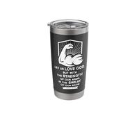 Vincent de Paul Arm Day Workout Gym Catholic Saint Quotes Stainless Steel Insulated Tumbler