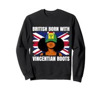 Vincent Girl Heritage British Born Vincentian Roots Pride Sweatshirt