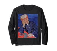 Vincent Gogh Portrait of Dr Gachet 1890 Artwork Long Sleeve T-Shirt