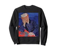 Vincent Gogh Portrait of Dr Gachet 1890 Artwork Sweatshirt
