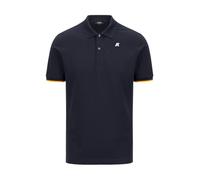 Vincent Pique Slim Polo - male - K-Way - Polo Shirts - Blue - 2XL - Tops 2XL