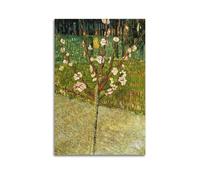Vïncent Vän Gögh Fine Artwork Poster Peach Tree in Blossom Print Photo Art Canvas Home Decorative Bedroom Modern Decors 12x18inch(30x45cm)