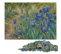Vincent Van Gogh Art Adult Wooden Jigsaw Puzzle | Puzzle for Adults: border-first or section-first building options during indoor leisure.