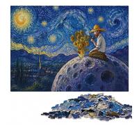 Vincent Van Gogh Art Wooden Jigsaw Puzzle 1000 Pieces, Indoor Activity | Colour and shape sorting: less screen time at home alone or together.