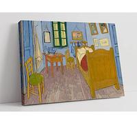 Vincent Van Gogh Bedroom at Arles Canvas Wall Art Picture Print - 30 inch wide x 20 inch high (Frame Depth 30mm)