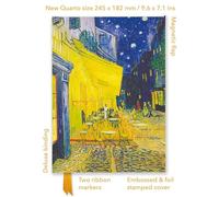 Vincent van Gogh: Café Terrace (Foiled Quarto Journal) (Flame Tree Quarto Notebook)