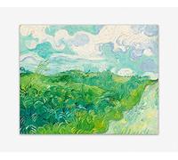 Vincent Van Gogh Classic Art Prints Oil Painting Artwork For Walls Landscape Art Reproduction Poster | Green Wheat Fields Contemporary Wall Art for Home Decor, Office Art & Hotel Art (50cm x 70cm)
