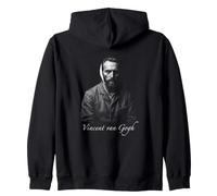 Vincent Van Gogh Ear Bandage Classic Portrait Art Zip Hoodie