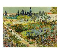Vincent Van Gogh Garden At Arles Extra Large Wall Art Print Premium Canvas Mural