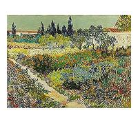 Vincent Van Gogh Garden At Arles Unframed Wall Art Print Poster Home Decor Premium