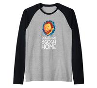 Vincent Van Gogh Hard Or Go Home Artist Raglan Baseball Tee