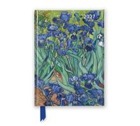 Vincent van Gogh: Irises 2027 Luxury Diary Planner - Page to View with Notes