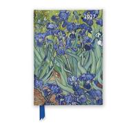 Vincent van Gogh: Irises 2027 Luxury Diary Planner - Page to View with Notes: Original Flame Tree Publishing DIN A5-Diary [Terminkalender]