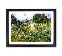 Vincent Van Gogh Marguerite Gachet in the Garden Classic Painting Framed Print | A4 Black Framed Wall Art | Ready to Hang | Classic Floral Picture | Living Room Bedroom Lounge Office