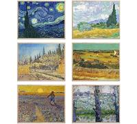 Vincent van Gogh Master Painter Wall Art Decor Classical Oil Painting Canvas Prints Wall Art Exhibition Famous Artist Decor Room Aesthetic Gallery Wall Decor(8"x10" UNFRAMED, Style E)