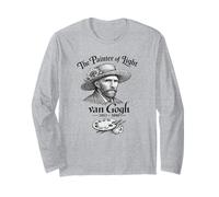 Vincent Van Gogh Painter Sunflower Palette Art Lover Long Sleeve T-Shirt