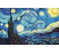 Vincent Van Gogh Reproduction painting THE STARRY NIGHT iconic Poster Wall Art Print A4 and A3 (A3) (A4)