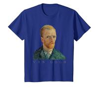 Vincent Van Gogh Self-Portrait T-Shirt, Youth, Royal Blue, 2T