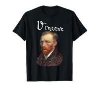 Vincent Van Gogh Signature and Portrait Post Impressionism T-Shirt