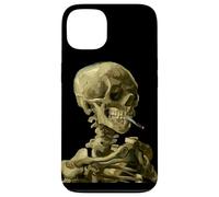 Vincent Van Gogh Skull Smoking Cigarette Skeleton Artistic Case for iPhone 13