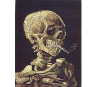 Vincent Van Gogh Smoking Skull DIY Paint by Numbers Kits for Adults Oil Painting Arts Gift