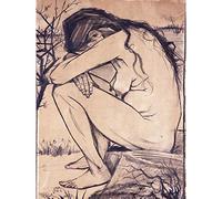 Vincent Van Gogh Sorrow Illustration Drawing Large Wall Art Poster Print Thick Paper 18X24 Inch