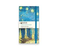 Vincent van Gogh: Starry Night over the Rhone Flame Tree Sticky Notes Folder