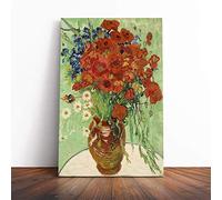 Vincent Van Gogh Still Life with Daisys Canvas Wall Art Print 24x16 Inch